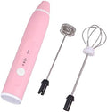 Hemoton Rechargeable Handheld Blender 2-in-1 Milk Egg Whisk Electric Stirrer Milk Foamer 3-speeds Compact Easy to Use by HEMOTON