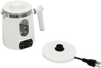 Electric Tea Kettle, 27OZ Portable Temperature Control Electric Kettle with 6 Different Functions, 600W 110V Water Boiler & Heater w/Stainless Steel Tea Steamer Mesh and 360° Rotating Base (White) by Unknown