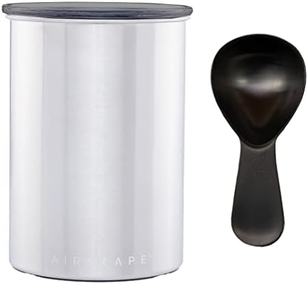 Airscape Stainless Steel Coffee Canister & Scoop Bundle - Food Storage by PlanetaryDesign