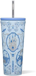 Corkcicle Cold Cup Straw Tumbler, 24 oz, Disney Princess Cinderella by Corkcicle