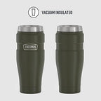 THERMOS Stainless King Vacuum-Insulated Travel Tumbler, 16 Ounce, Army Green (Pack of 4) - Image 2