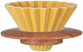 Ceramics V Shape Brewing Coffee Filter Cup For Pour Over Barista 60 Degree Dripper Cone Drip Funnel(YELLOW) by Unknown