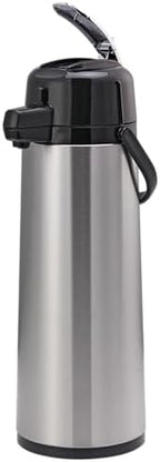Service Ideas Eco-Air Airpot with Lever, 101.4oz, Glass Vacuum Insulated by ServiceIdeas