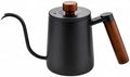 Pour-over Kettle with Wooden Handle, Black, 350ML by kowaku