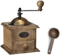 Peugeot Antique Coffee Mill, 8-1/4" x 5" x 5" W/Wooden Spice Scoop by Unknown