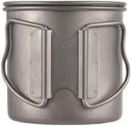400ml Camping Kettles for Boiling Water, Coffee Kettle with Folding Handle+Removable Coffee Spout Coffee Pot with Coffee Filter/Small Cup, Lightweight Tea Kettle for Picnic Backpacking Hiking - Image 6