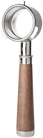 LILQ 54mm Bottomless Naked 3 Ears Portafilter | Compatible with Breville Machines | Stable Handle (WalnutFusionV4, 54mm) - Image 4