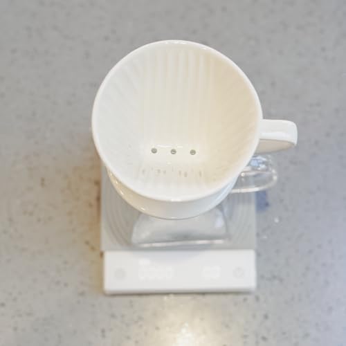 Pour Coffee Dripper Set Manual Drip Coffee-Maker Glass Carafe White Coffee Dripper Coffee Filters 9917-C001-064 - Image 6