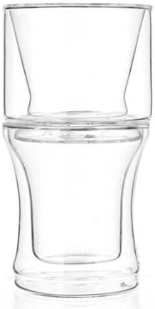 Hand Drip Coffee Maker Pour Over Double Borosilicate Glass Wall Set - Image 2
