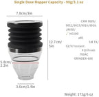 Coffee Beans Grinder Single Dose Hopper And Silicone Belows Blowing Cleaning Tools,Compatible For Galileo, /, Compatible For Eureka, /, Compatible For Mazzer(Compatible for Gemilai Sliver) - Image 2