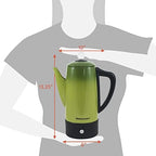 Elite Gourmet 12-Cup Vintage 50's Electric Coffee Percolator, Retro Green - Image 5