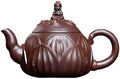 Tea Kettle Household Purple Sand Tea Maker Retro Step By Step Lotus Handmade Teapot Ceramic Tea Infuser by Unknown
