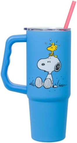 Silver Buffalo Peanuts Snoopy, Stainless Steel Tumbler, 30oz - Image 3