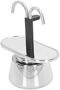TOPINCN Moka Pot 100ml Stainless Steel Dual Pipe Maker by TOPINCN