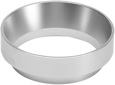 1pc 49MM Magnetic Coffee Dosing Ring Aluminum Dosing Ring Cup Funnel Coffee Filter Replacement Ring Coffee Powder Basket Dosing Funnel 54mm(Silver) by Unknown