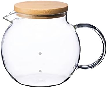 Cores C514 Clear Glass Server, 4 Cup, Coffee Pot, Teapot, Stylish, Interior, Easy to Pour by cores