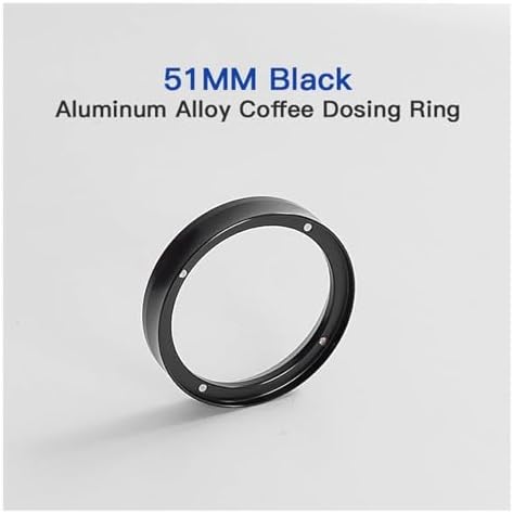 Dosing Ring 51mm 53mm 58mm Magnetic Espresso Powder Funnel,Compatible For Delonghi,Compatible For Breville,Portafilter Coffee Accessories(51mm Black) - Image 2