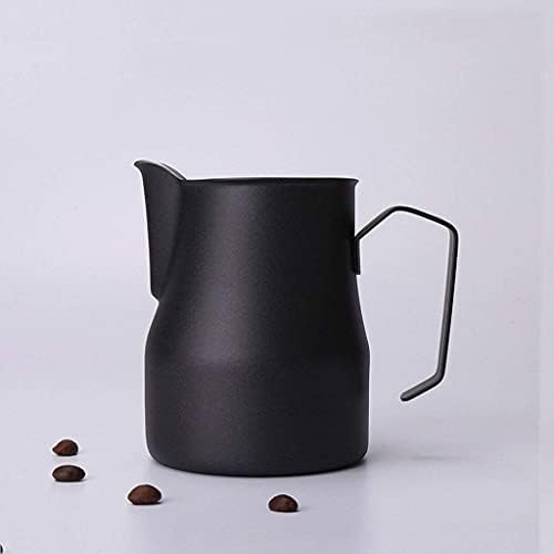 Small Household Milking Cylinder Stainless Steel Rose Cup Milk Cylinder Milking Artifact Coffee Rose Cup Milk Foam Cup Milk jug (Size: B) (D) - Image 4