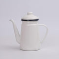 Coffee Press Fashion Pot Enamel Oil Pot Hand Tea Kettle Pour Over Coffee Milk Jug Pot Tea Maker Pots (A) by Unknown