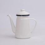 Coffee Press Fashion Pot Enamel Oil Pot Hand Tea Kettle Pour Over Coffee Milk Jug Pot Tea Maker Pots (A) by Unknown