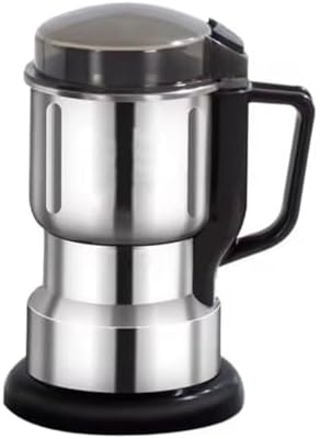 Electric Coffee Grinder, Stainless Steel, with Cleaning Brush and Spoon, for Coffee Beans and Spices - Image 2