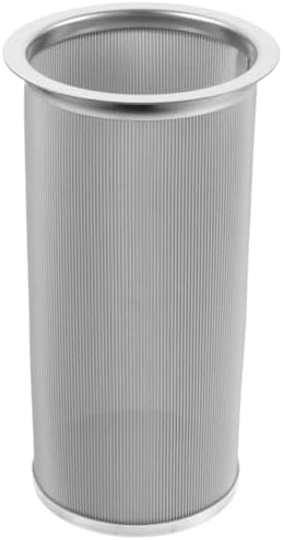 Kichvoe Stainless Steel Coffee Filter Cartridge Reusable Fine Mesh Strainer with Handle 3.26X5.90 Inch for Home Kitchen Coffee Brewing and Tea Infusing by Kichvoe