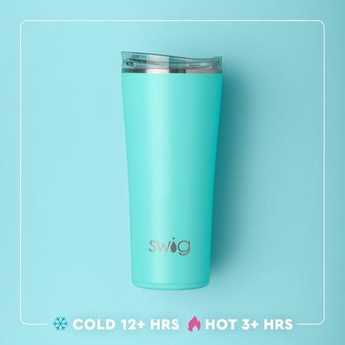 Swig Life 22oz Insulated Tumbler, Travel Coffee Tumbler with Lid, Cup Holder Friendly Travel Coffee Mug, Stainless Steel (Teacher Life) - Image 4