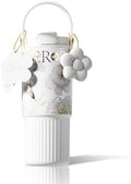 26 oz Insulated Stainless Steel Tumbler with Straw & Handle White by Sidagar