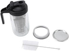 Cold Brew Coffee Maker Pitcher, with Stainless Steel Filter Thick Glass Iced Coffee Maker Pot Spout Lid Handle (1000ml) - Image 7