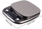 Digital Kitchen Scale Stainless Steel 3kg/0.1g Precision Food Scale Rechargeable with LCD Display for Baking and Cooking Use - Image 2