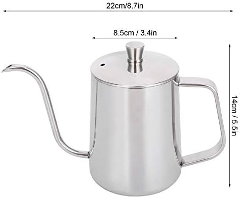 Gooseneck Kettle 600ml 304 Stainless Steel 6mm Spout - Image 4