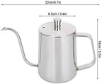 Gooseneck Kettle 600ml 304 Stainless Steel 6mm Spout - Image 4