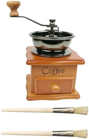 Cabilock Unique Manual Coffee Grinder Inspired Hand Bean Hand Crank Portable Burr Mill Grain Mill Crank Ceramic Core for Coffee Enthusiasts by cabilock