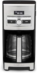 Cuisinart Personal Brew™ 12-Cup Coffee Maker, Automatic Coffee Machine, Programmable Coffee Maker for Home Brewing Convenience with Adjustable Brew Strength, Stainless Steel/Black, DCC-12 by Cuisinart