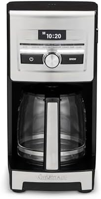 Cuisinart Personal Brew™ 12-Cup Coffee Maker, Automatic Coffee Machine, Programmable Coffee Maker for Home Brewing Convenience with Adjustable Brew Strength, Stainless Steel/Black, DCC-12 by Cuisinart