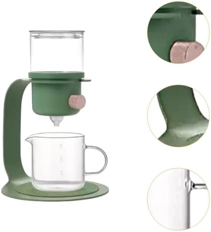 Semi Automatic Glass Teapot Tea Infuser Pot Water Tea Cup Easy to Clean Large - Image 2