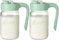 Mason Jar Pitcher, 2 pcs 32 oz (1 quart), Glass Pitcher with Lid by spreccio