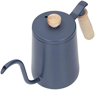 Pssopp Coffee Pour Over Kettle 600ml, Gooseneck Spout with Wood Handle by Pssopp