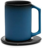 Ui Artist Collection Self-Heating Mug Set – Midnight Abyss | 12 fl oz / 355 mL Handcrafted Ceramic Coffee & Tea Mug with Heating Pad by OHOM