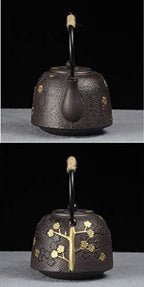tetsubin cast iron kettle workshop japanese Healthy cast iron Teapot with Stainless Steel Infuser （600mL）【1.0Kg】 - Image 3