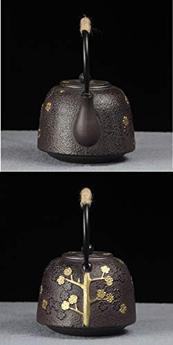 tetsubin cast iron kettle workshop japanese Healthy cast iron Teapot with Stainless Steel Infuser （600mL）【1.0Kg】 - Image 3