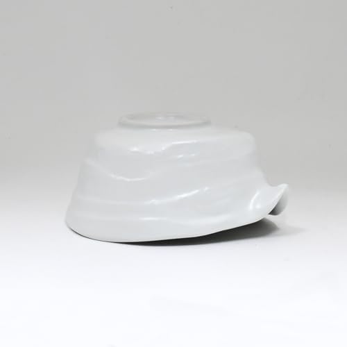 Urban Tokyo Meisen Pottery Handmade Ceramic Matcha Bowl with Pouring Spout, Japanese Minoyaki Pottery, Tea Ceremony Whisking, 18oz, Made in Japan (Shiro Matto (White Matte)) - Image 7