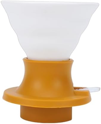 Ceramic Pour Over Coffee Dripper, Immersion Dripper for Manual Brew, Heat Proof Portable Coffee Maker with Reusable Filter, Ideal for Home & Office Use (Yellow) - Image 6