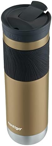 Contigo Byron 2.0 Stainless Steel Travel mug with Snapseal Lid and Grip, Chardonnay, BPA Free and Leak Proof, 24 oz (Pack of 4) - Image 3
