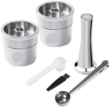 Stainless Steel Refillable Coffee Maker Filter,Coffee Capsule Pod，Compatible With Illy，X7.1 Y5 Mahine(2pc-TI-SS) by Unknown