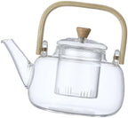 WALFRONT Glass Teapot, Borosilicate Household Teapot with Removable Infuser 1000ml Large Capacity Tea Kettle with Handle for Flower Tea Herbal Family Gatherings - Image 5