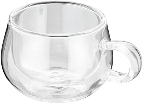 Judge Double Walled Glass Espresso Coffee Handled Cups, Set of 2, 75ml - Vacuum Insulated, Handcrafted Artisan - Strong, Heat Resistant & Dishwasher Safe - Image 2