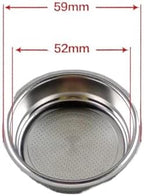 51mm Stainless Steel Coffee Filter Basket 1/2/4 Cup Espresso Strainer Puck Screen - Image 4