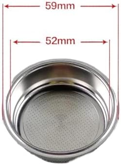 51mm Stainless Steel Coffee Filter Basket 1/2/4 Cup Espresso Strainer Puck Screen - Image 4