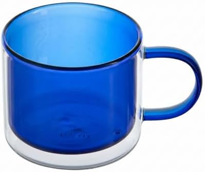Restaurantware Coffee Cups 2 Pack of 11 oz Double Wall Glass Insulated Coffee Cup Borosilicate Mug Thermal Shock Resistant Handle Modern Design - Image 2
